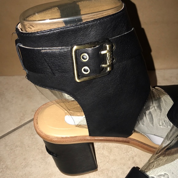 Women’s UGG CLAUDETTE Leather heels 8.5 SALE💕 - Picture 2 of 8